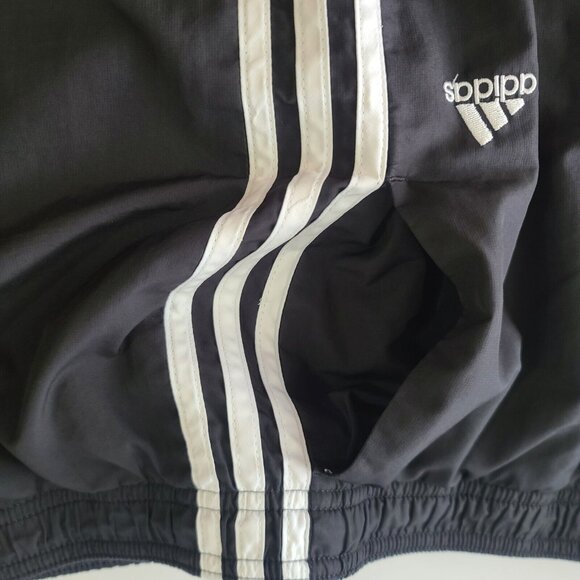Adidas Windbreaker Pants Men's Size XL Black White Stripes - Picture 5 of 16
